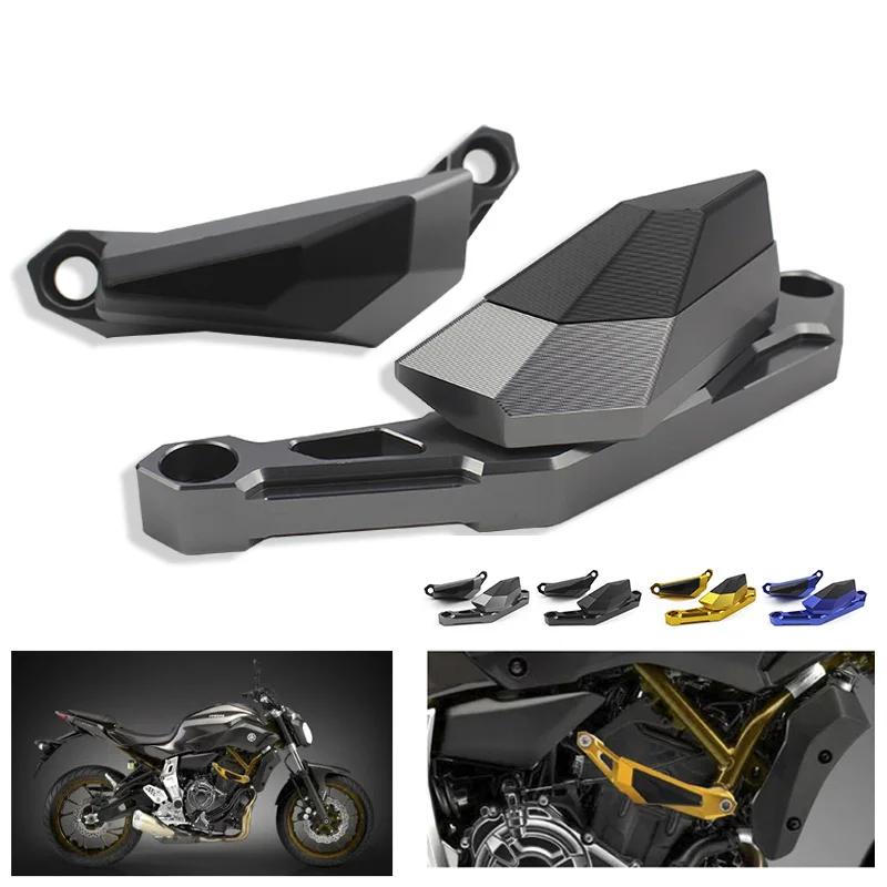 Для Yamaha MT07 Рамка слайдер FZ07 MT-07 FZ-07 MT FZ 07 ЧПУ Защита двигателя Краш колодки Чехол слайдер протектор
