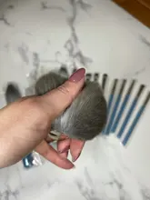 Foundation Eyeshadow Blush Synthetic-Hair-Brushes Iris-Series Beauty Mydestiny Set-Powder