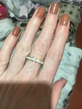 Anillo de compromiso clásico de circonia cúbica para mujer, sortija de Zirconia cúbica, Color oro rosa, Cristales austriacos