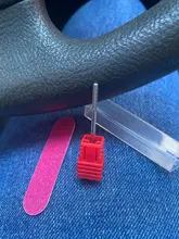 Brocas de carburo de tungsteno de doble cara, accesorios eléctricos para manicura, 1 Uds.