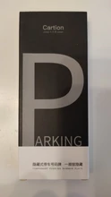 Teléfono de tarjeta de estacionamiento temporal hid de un solo clic, cajón ultrafino, accesorio para coche, placa de número de teléfono luminosa