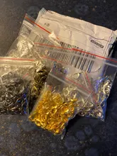 50 Uds. De cierres de langosta de Metal, 10, 12 y 14mm, ganchos con anillos de salto, conectores de corchetes de Color dorado, accesorios para collar, fabricación de joyas