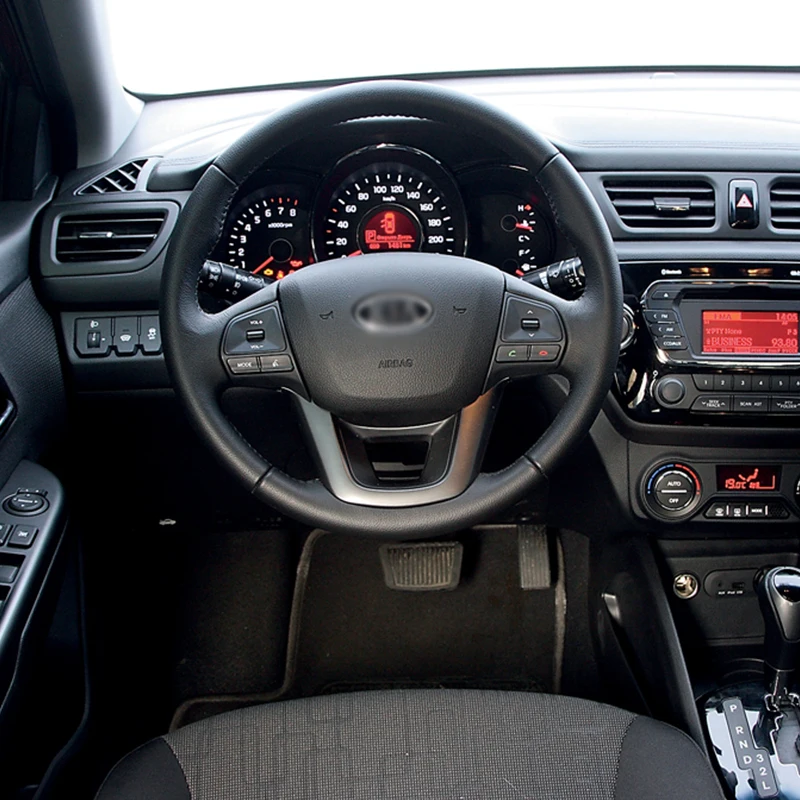 Buttons on the steering wheel Kia Rio 2011-2014 | volume switches on the steering wheel Kia Rio | music control