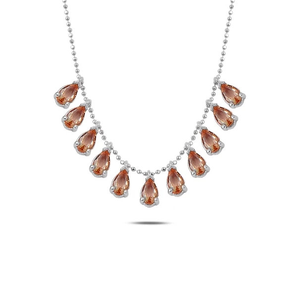 

KUTAYDAN Drop Zultanite Cubic Zirconia Dangle Pendant 925 Sterling Silver