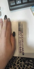 3 piezas de arte de uñas, bolígrafos, pinceles, pintura delineador, puntas 3D, conjunto de pinceles de gel acrílico UV para dibujar, herramienta de manicura para diseño de uñas francés
