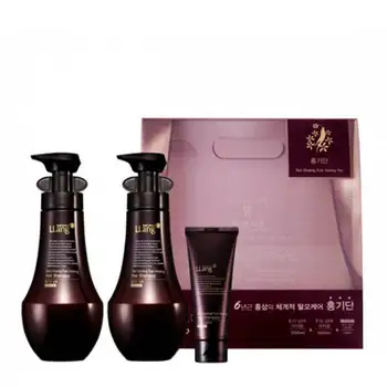 

Llang hair set red ginseng pure healing hair shampoo set