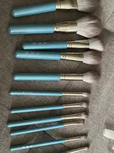 Foundation Eyeshadow Blush Synthetic-Hair-Brushes Iris-Series Beauty Mydestiny Set-Powder