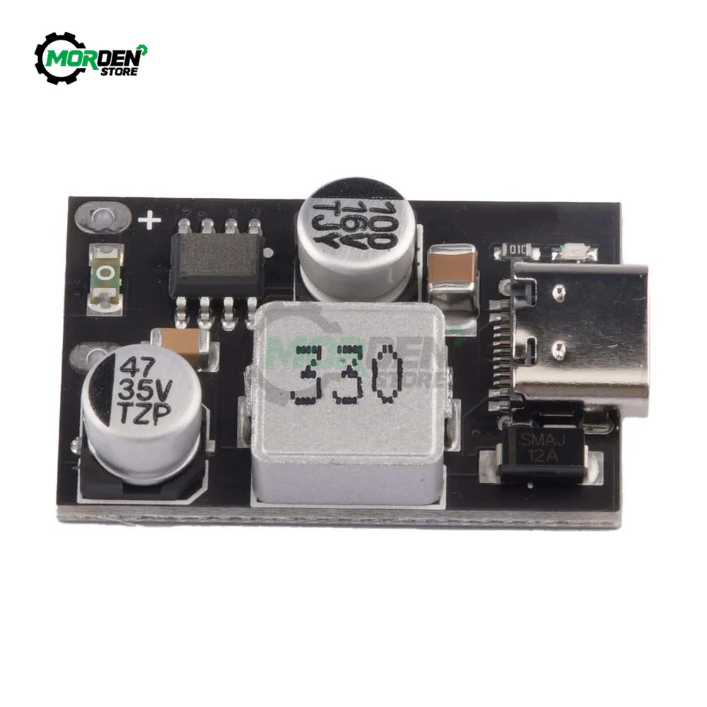 

Type C 20W Fast Charge Module PD3.0 PPS QC3.0 SCP Charging 5V 3.5A/9V 2.2A/12V 1.65A Overcurrent Short Circuit Protection Board