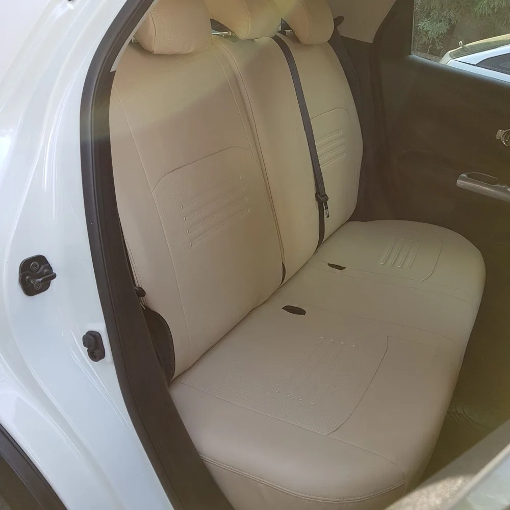 Для Nissan Qashqai-1(J10)(Ниссан Кашкай) 2006-2013 Комплект модельных чехлов на сиденья из экокожи-модель турин экокожа