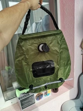 Bolsas de agua para acampar al aire libre, bolsa de ducha Solar para senderismo, calefacción, Ducha de Camping, escalada, hidratación, manguera conmutable, cabezal de ducha, 20L