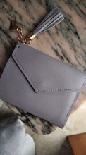 Billetera de cuero con flecos para mujer, billetera larga de PU, monedero, regalo para chica, venta al por mayor