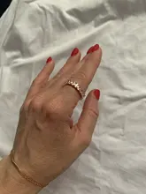 Huitan-anillos de promesa de amor para mujer, joyería de boda, cristal cuadrado pavimentado, circonita, anillo de compromiso de boda elegante, nuevo