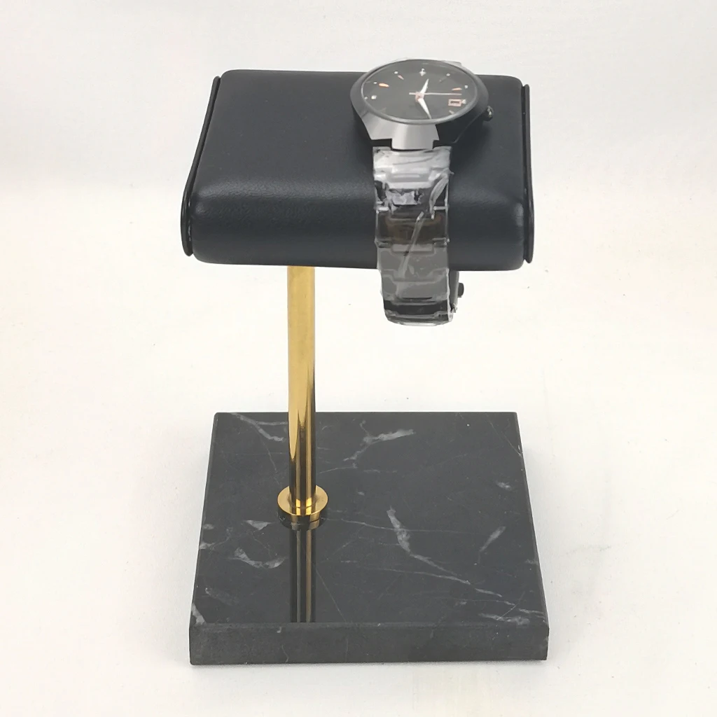 Marble and PU Leather Watch Holder Stand Storage Boxes Case Fashion Watch Display Case Jewelry Gift Organizer watch storage box,watch storage bag,watch storage pouch,watch display stand
