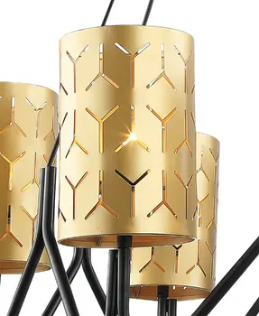 

Pendant interior chandelier nerves in loft style, 60 W, e27, for 6 lamps