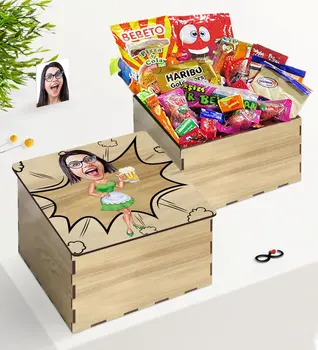 

Tailor-made In Wooden Box Lady Caricature Of Nostalgic Lezzetler Gift Seti-30