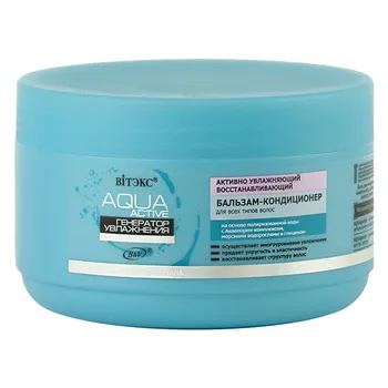 

Balm conditioner moisturizing restoring for all hair types Aqua Active Vitex