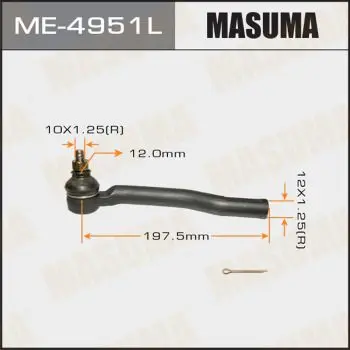 Наконечник рулевой левый Nissan Note 06 MASUMA ME4951L