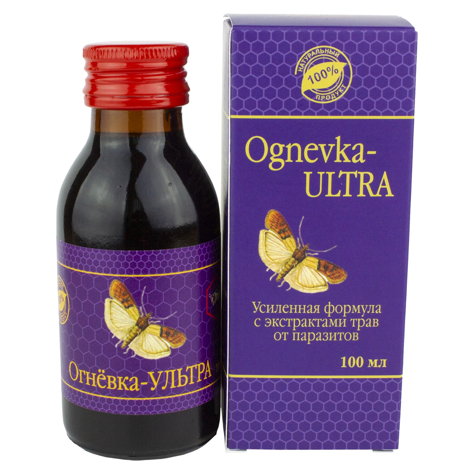 Рисунок 2 - Настойка «ОГНЁВКА-УЛЬТРА» с экстрактами