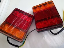 Tail-Light Trailer-Truck Rear-Parts Lamps-Pair Car Led Waterproof 12V 8 for IP65 2pcs