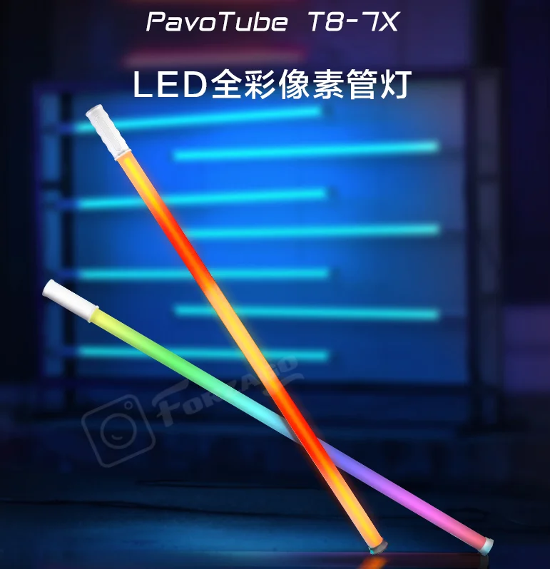 PavoTube T8-7X RGBWW LED ピクセルチューブライト 2本 Amazon.com: Nanlite PavoTube T8-7X RGBWW LED Pixel Tube 4