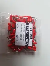 wire connect 100pcs Insulated connector Terminal Crimp Terminator cold pressed insulated