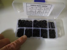 Spacer Washer Gasket-Ring Seals Plastic Black Flat M4 Or 500pcs M2 White M2.5 M6 M5 M3