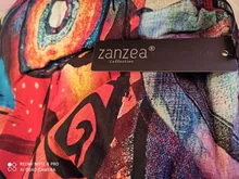 Pleated-Dress Tunic Robe-Printed ZANZEA Long Women Vintage Plus-Size Summer 3/4-Sleeve