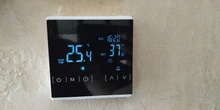 AC85-240V LCD Touch Screen S-mart Thermostat Electric Floor Heating Termostato S-mart