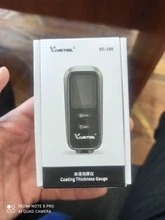 VDIAGTOOL VC100 VC200 coche medidor de espesor Medidor para la pintura del coche medidor de luz de fondo con LCD de espesor de revestimiento de coches de Fe/nFe