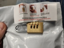 Padlock Combination-Lock Room-Suitcase Number Security-Tool Brass Mini 4-Digits Travel
