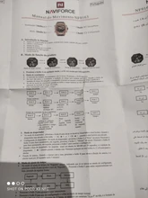 NAVIFORCE-reloj de pulsera militar para hombre de acero, cronógrafo de acero, cronógrafo para hombre, resistente al agua, pantalla dual