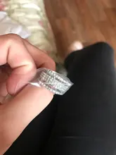 Anillo de plata elegante con diamantes de imitación para mujer, anillos de amor anchos para mujer, sortija de compromiso de boda, anillos joyas regalos