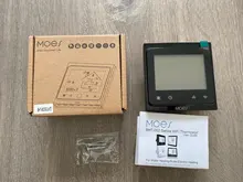 Moeshouse Controlador de temperatura de termostato inteligente WiFi para agua/calefacción eléctrica de suelo Agua/caldera de Gas funciona con Alexa Google Home