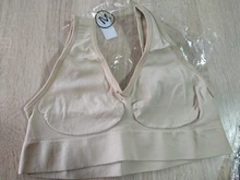 Sujetador deportivo de Yoga para mujer, ropa interior sin relleno, prenda superior sin costuras