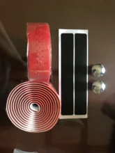 PCycling-Cinta para manillar de bicicleta de carretera, cinturón perforado de cuero PU, cinta de manillar de bicicleta suave transpirable, cinturón de piñón fijo para MTB