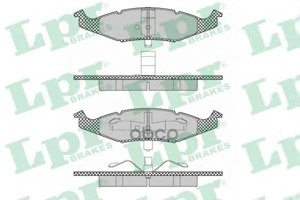 Колодки Тормозные Dodge Neon 94-99 Передние Lpr 05p1352 Lpr арт. 05P1352