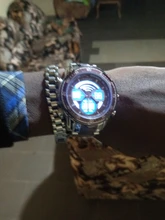 NAVIFORCE-relojes deportivos militares para hombre, pulsera Digital de cuarzo analógico de lujo, resistente al agua, con retroiluminación brillante, color dorado