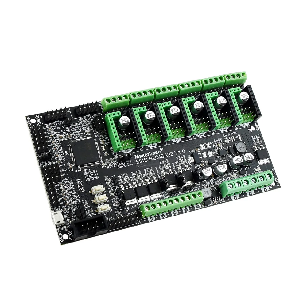 Makerbase MKS Rumba32 180 МГц 32 битная плата управления для 3D принтера 6 частей драйвера