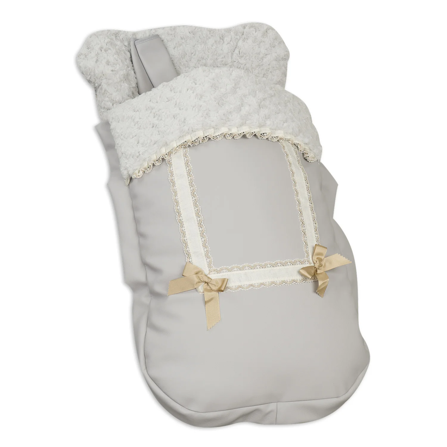 Borsa Auto Bambino In Pelle Bugaboo Grigia