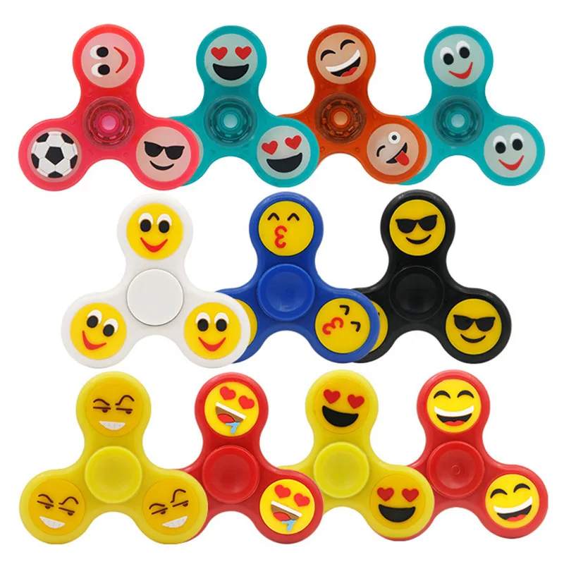 Игрушка-антистресс Spinner Спиннер крутилка смайл(Разные цвета