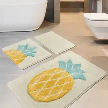 Bath Mat-mats | Mat Bath Mats Non Slip Anti Mould Mats Pineapple 3 L 60X100 cm-50X60 Cm-40X60 Cm