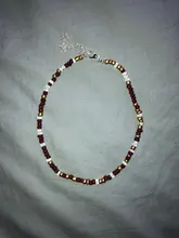 Collar sencillo con cuentas de semillas para mujer, Gargantilla corta con cuentas, joyería, Gargantilla, regalo, 1 ud.
