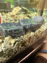 Aquarium-Decoration Statue Terrarium Island-Stone Resin Ornament Easter Fish-Tank Home-Decor