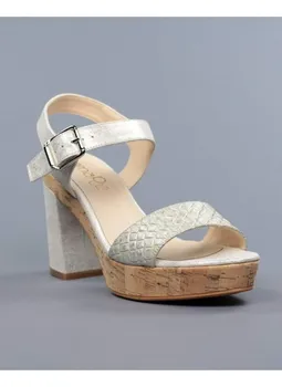 

Sandal silver floor corcho.000