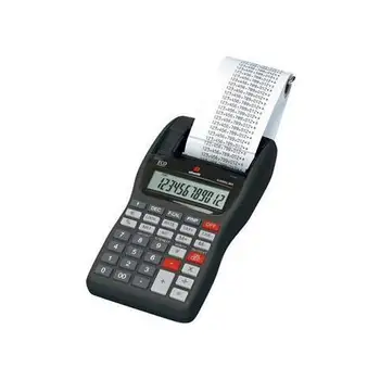 

Portable Printer Summa 301 LCD calculator 12 digits color NeroOLIVETTI20.05