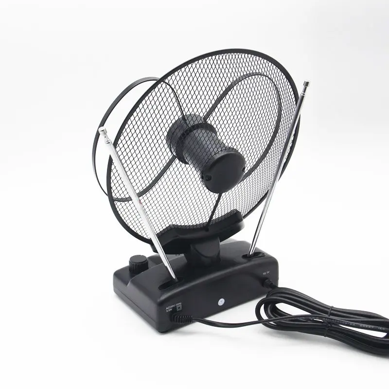Антенна для цифрового ТВ Eplutus ATN-08 кабель 2метра FM/VHF/UHF питание АС 230V/50Hz