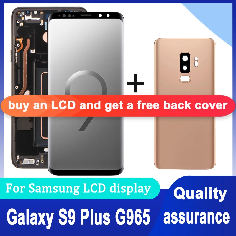 Жк-дисплей Super AMOLED 6 2 дюйма с тачскрином и дигитайзером в сборе для Samsung Galaxy S9 + G965