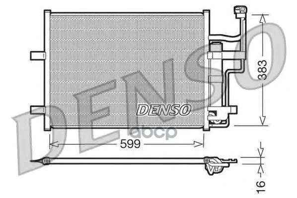 Конденсор Denso арт. DCN44003
