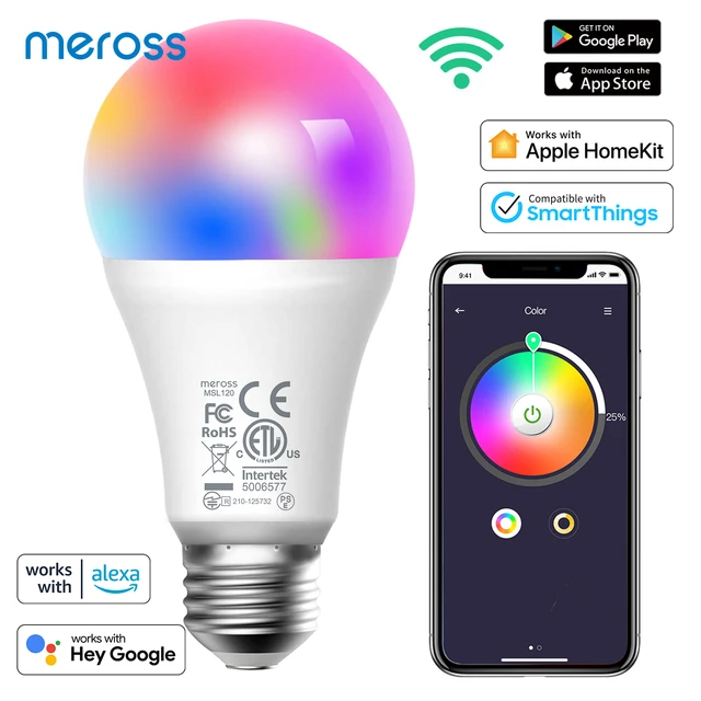 Lampadina Smart WiFi Mycket E27 9W | RGBW Milioni Di Colori | Compatibile Alexa/Google Assistant - Foto 6
