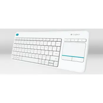 

Logitech K400 Plus RF Wireless QWERTZ German White